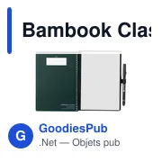 Carnet effaçable personnalisable A5 avec logo - Bambook Classic Original - Miniature 4