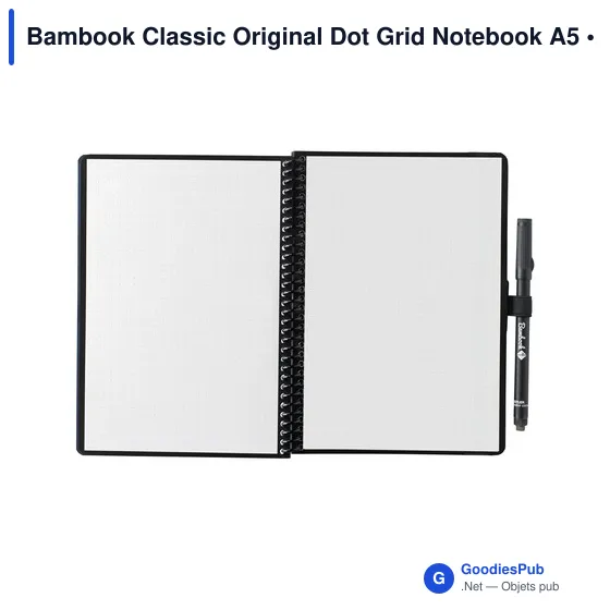 Carnet effaçable personnalisable A5 avec logo - Bambook Classic Original - Image 5