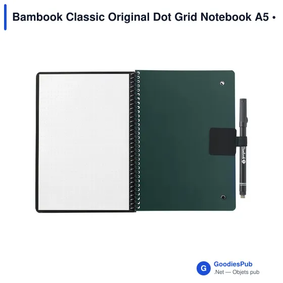 Carnet effaçable personnalisable A5 avec logo - Bambook Classic Original - Image 6