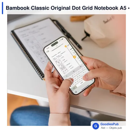 Carnet effaçable personnalisable A5 avec logo - Bambook Classic Original - Image 9