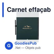 Carnet effaçable A4 personnalisable avec logo - Bambook Classic Original - Miniature 11