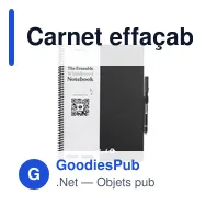 Carnet effaçable A4 personnalisable avec logo - Bambook Classic Original - Miniature 7