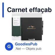 Carnet effaçable A4 personnalisable avec logo - Bambook Classic Original - Miniature 8