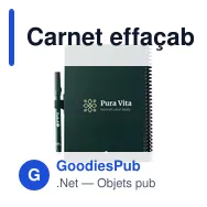 Carnet effaçable personnalisable A5 avec logo - Bambook Classic Original - Miniature 11