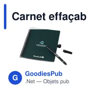 Carnet effaçable personnalisable A5 avec logo - Bambook Classic Original - Miniature 12