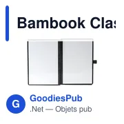 Carnet effaçable personnalisable A5 avec logo - Bambook Classic Original - Miniature 5
