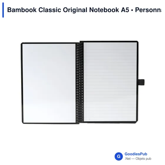 Carnet effaçable personnalisable A5 avec logo - Bambook Classic Original - Image 5