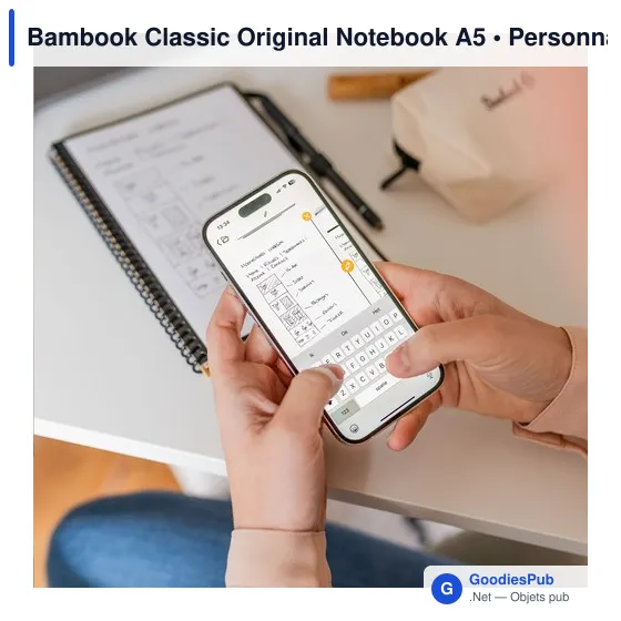 Carnet effaçable personnalisable A5 avec logo - Bambook Classic Original - Image 7