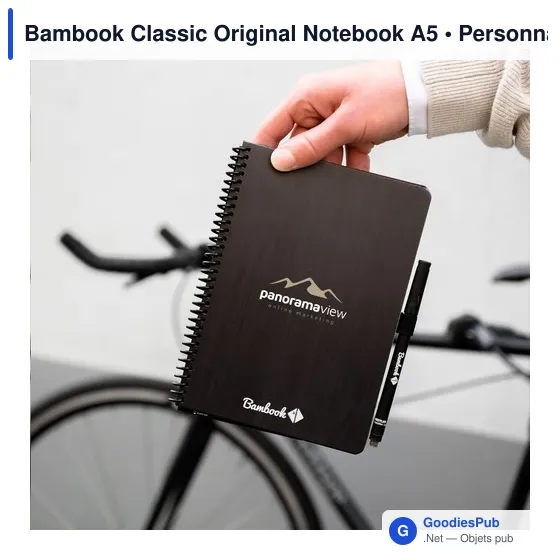 Carnet effaçable personnalisable A5 avec logo - Bambook Classic Original - Image 9