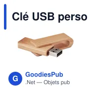 Clé USB personnalisable 16 Go avec logo pour entreprises - Miniature 4