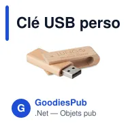 Clé USB personnalisable 16 Go avec logo pour entreprises - Miniature 5