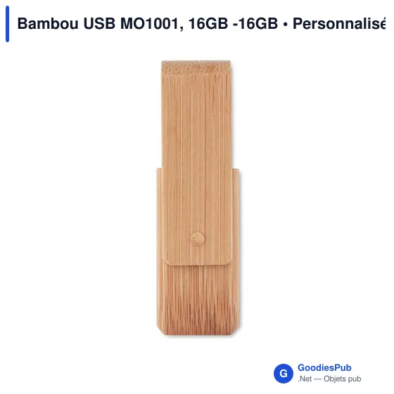 Bambou USB MO1001, 16GB -16GB - Image 3