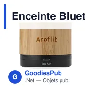 Enceinte Bluetooth personnalisable Bambox Bamboo Speaker avec logo - Miniature 1