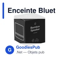 Enceinte Bluetooth personnalisable Bambox Bamboo Speaker avec logo - Miniature 2