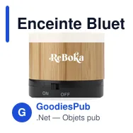 Enceinte Bluetooth personnalisable Bambox Bamboo Speaker avec logo - Miniature 6