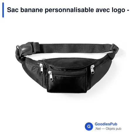Sac banane personnalisable avec logo - Banane Crown