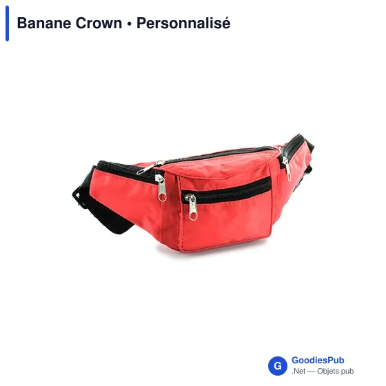 Sac banane personnalisable avec logo - Banane Crown - Image 3