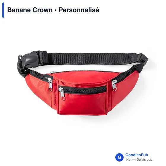 Sac banane personnalisable avec logo - Banane Crown - Image 4