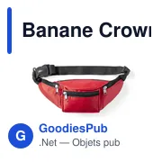 Sac banane personnalisable avec logo - Banane Crown - Miniature 5