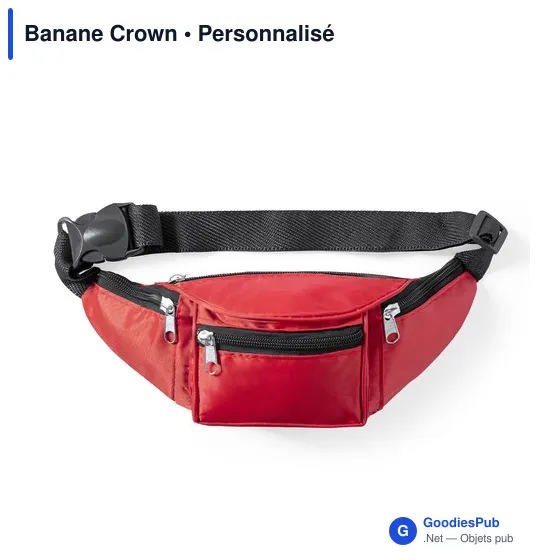 Sac banane personnalisable avec logo - Banane Crown - Image 5