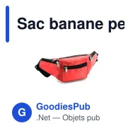 Sac banane personnalisable avec logo - Banane Crown - Miniature 9