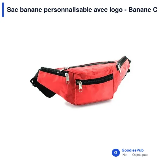 Sac banane personnalisable avec logo - Banane Crown - Image 9