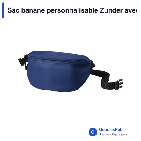 Sac banane personnalisable Zunder avec logo pour vos événements