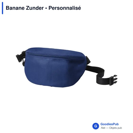 Sac banane personnalisable Zunder avec logo pour vos événements - Image 1