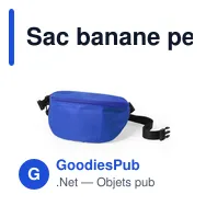 Sac banane personnalisable Zunder avec logo pour vos événements - Miniature 12