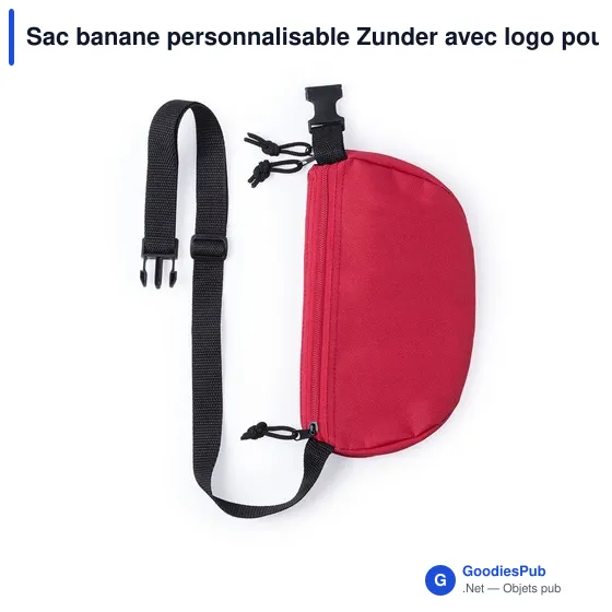 Sac banane personnalisable Zunder avec logo pour vos événements - Image 5