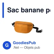 Sac banane personnalisable Zunder avec logo pour vos événements - Miniature 6
