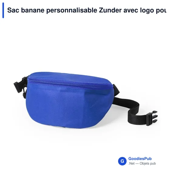 Sac banane personnalisable Zunder avec logo pour vos événements - Image 7