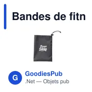 Bandes de fitness personnalisables pour un entraînement efficace - Bandaavec logo - Miniature 1