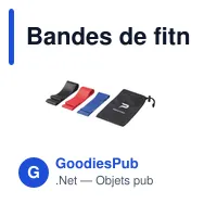 Bandes de fitness personnalisables pour un entraînement efficace - Bandaavec logo - Miniature 2