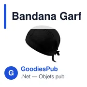 Bandana Garfy - Miniature 1