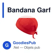 Bandana Garfy - Miniature 5