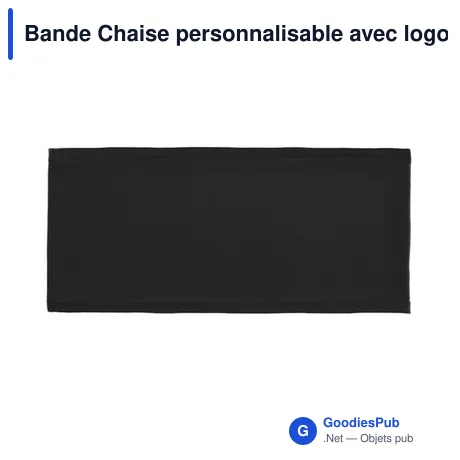 Bande Chaise personnalisable avec logo pour objets publicitaires