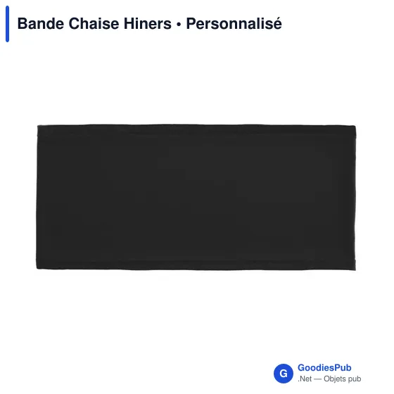 Bande Chaise personnalisable avec logo pour objets publicitaires - Image 1