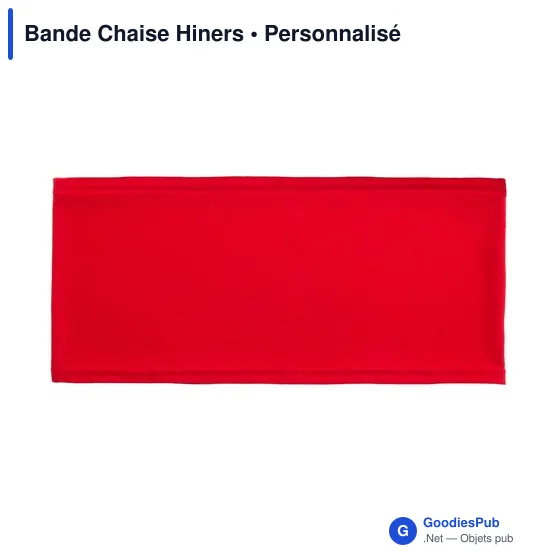 Bande Chaise personnalisable avec logo pour objets publicitaires - Image 5