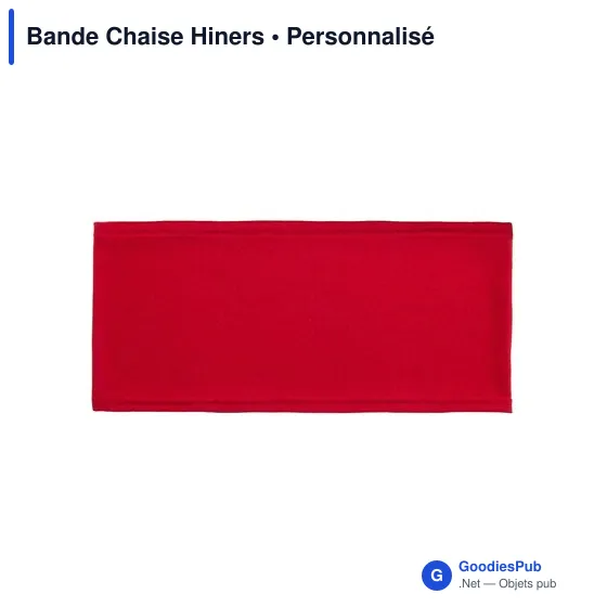 Bande Chaise personnalisable avec logo pour objets publicitaires - Image 6