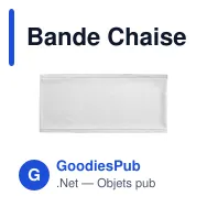 Bande Chaise personnalisable avec logo pour objets publicitaires - Miniature 7