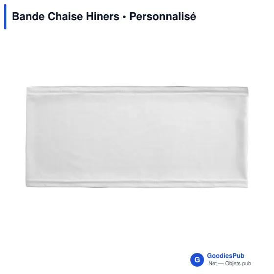 Bande Chaise personnalisable avec logo pour objets publicitaires - Image 7