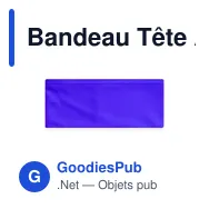 Bandeau Tête Arilyn - Miniature 1