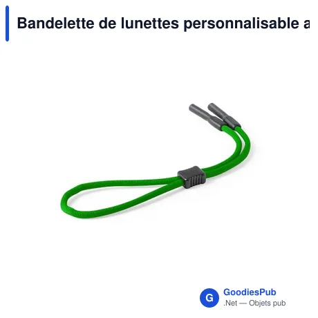Bandelette de lunettes personnalisable avec logo - Balian