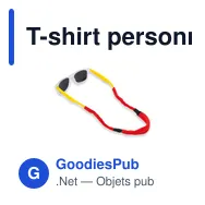 T-shirt personnalisable avec logo pour entreprise - modèle Shenzy - Miniature 3