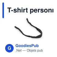 T-shirt personnalisable avec logo pour entreprise - modèle Shenzy - Miniature 7