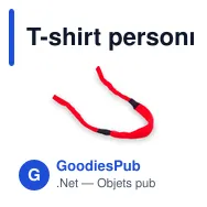 T-shirt personnalisable avec logo pour entreprise - modèle Shenzy - Miniature 10