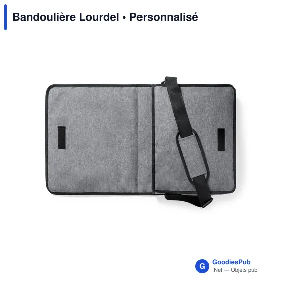 Sac à bandoulière Lourdel personnalisable avec logo - Image 4
