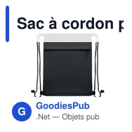 Sac à cordon personnalisable BANGKOK BAG avec logo - Miniature 11