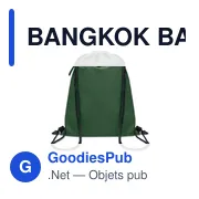 Sac à cordon personnalisable BANGKOK BAG avec logo - Miniature 5